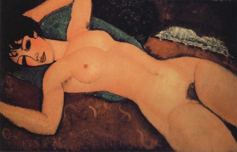 Amedeo Modigliani Sleeping nude with arms open Spain oil painting art